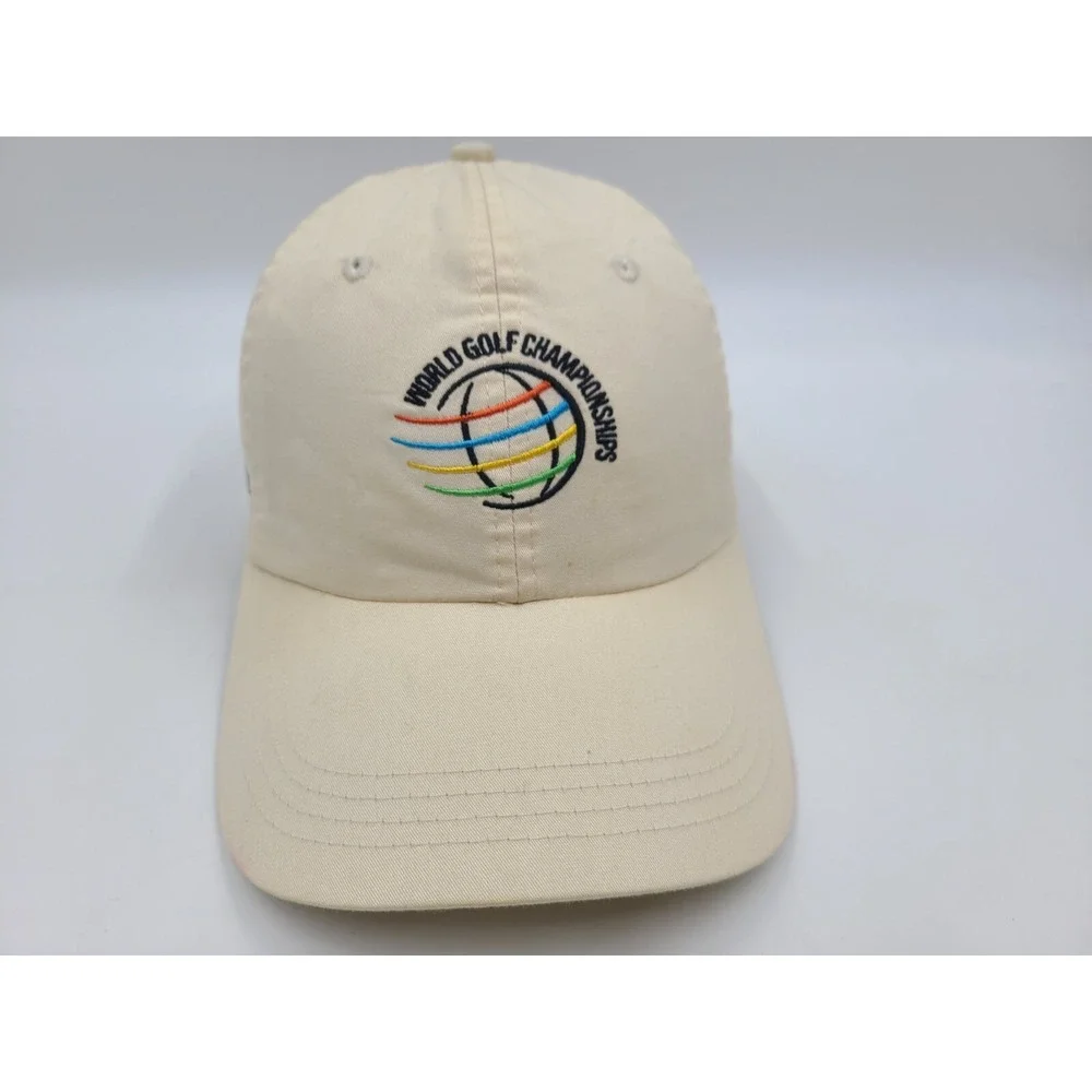 Bridgestone Invitational World Golf Championships Ahead Adjustable Hat Cap Beige